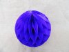 10X Purple Tissue Paper Pom Poms Honeycomb Balls Lanterns Weddin
