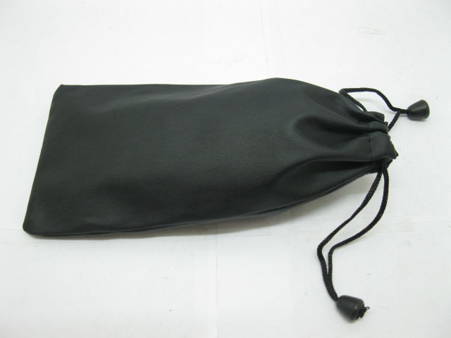 50 Leatherette Drawstring Jewellery Pouches Mixed Wholesale - Click Image to Close