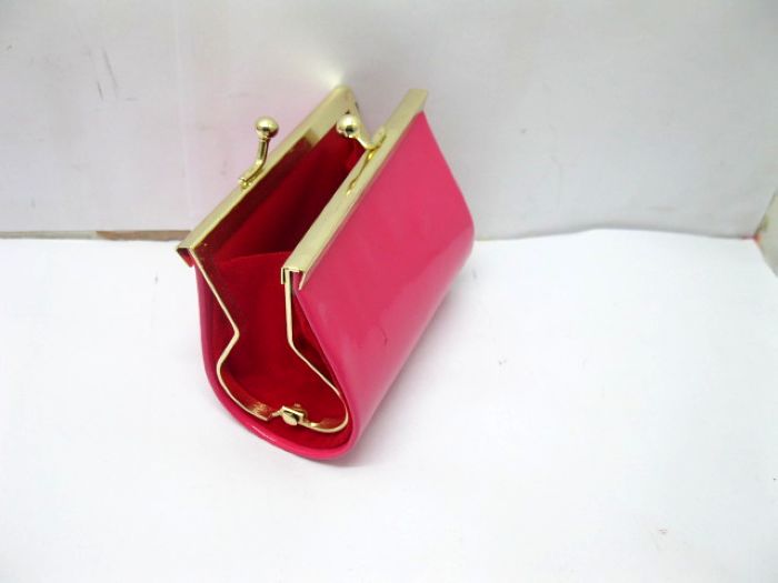 12X Mini Bag Purse w/Golden Clutch Lock Closure - Click Image to Close