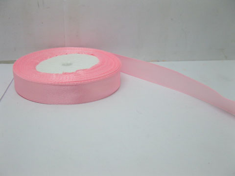 10Rolls X 25Yards Pink Satin Ribbon 15mm - Click Image to Close