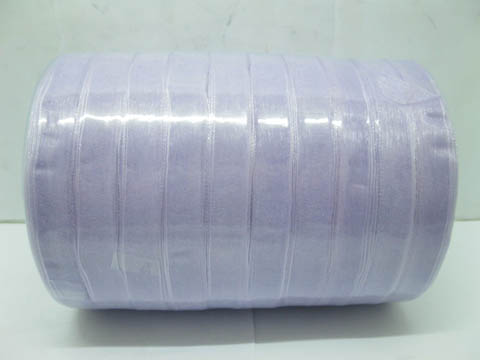 10Rolls X 50Yards Purple Organza Ribbon 12mm - Click Image to Close