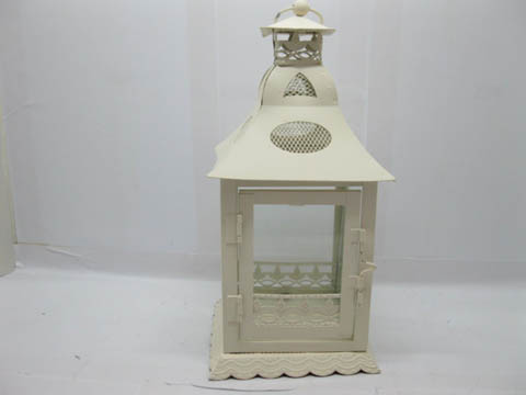 1X Light Ivory Hanging Candle Lantern Wedding Deceroation - Click Image to Close