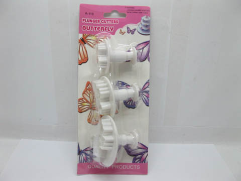 5Set X 3Pcs Butterfly Plunger Cutter Cake Decorating - Click Image to Close