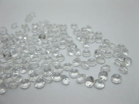 1000 Clear Diamond Confetti 6mm Wedding Table Scatter - Click Image to Close