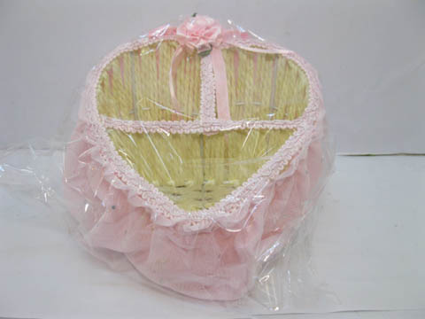 10X Fancy Handmade Heart Paper Crochet Storage Box - Click Image to Close