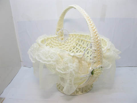 5Set Handmade Paper Crochet Basket with Stand - Click Image to Close