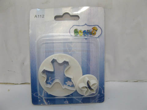 1Sets X 2Pcs Leaf Biscuit Cake Cookie Cutter Mold Mould Tool - Click Image to Close