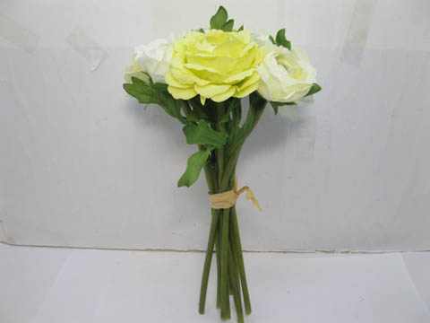 1X Ranunculus Asiaticus Bridal Bouquets Wedding Holding Flowers - Click Image to Close
