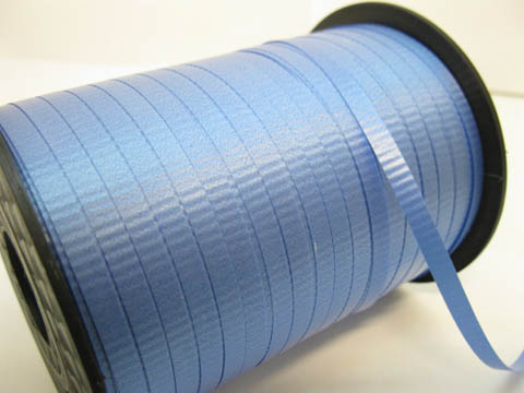 2x500Yards Blue Gift Wrap Curling Ribbon Spool 5mm - Click Image to Close