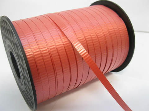 2x500Yards Red Gift Wrap Curling Ribbon Spool 5mm - Click Image to Close
