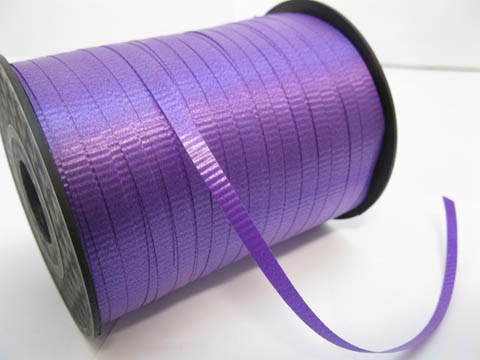 2x500Yards Purple Gift Wrap Curling Ribbon Spool 5mm - Click Image to Close