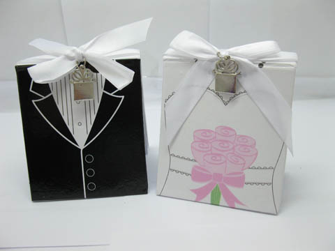 10X Side by Side Bride & Groom Photo Album Wedding Favours - Click Image to Close