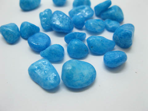 1Kilo Blue Colored Stones Wedding Cermony Table Decoration - Click Image to Close