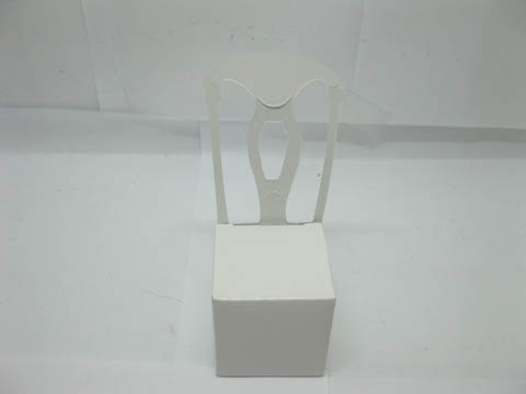 50X White Chair Wedding Bomboniere Gift Boxes/Candy Boxes - Click Image to Close