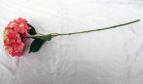 1X Pink Hydrangea Stem Wedding Flower Favor - Click Image to Close