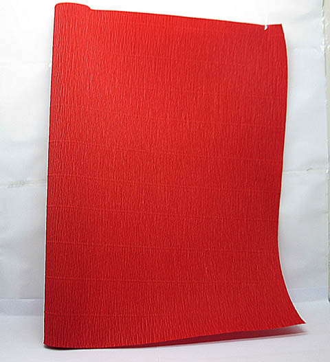 5 Rolls Red Single-Ply Crepe Paper Arts & Craft - Click Image to Close