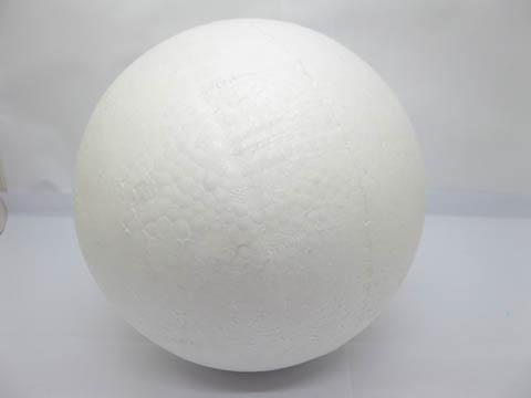 1Pc Polystyrene Foam Ball Decoration Craft DIY 250mm - Click Image to Close