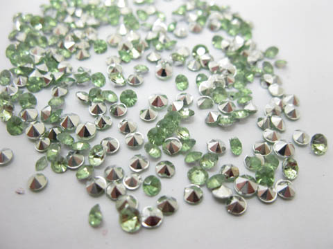 240gram (20000Pcs) Green Diamond Confetti Wedding Table Scatter - Click Image to Close