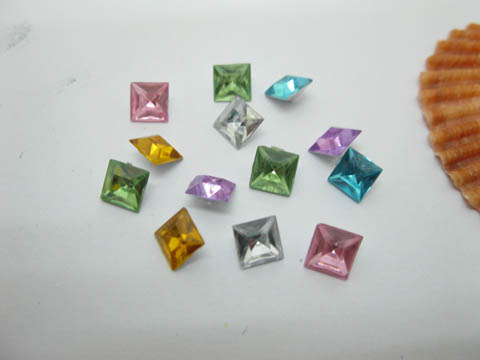 250gram (3600Pcs) Cube Rhinestone Diamond Confetti Wedding Party - Click Image to Close