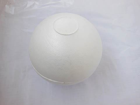 3Sets Hollow 2Piece Polystyrene Foam Ball Decor Craft DIY 245MM - Click Image to Close