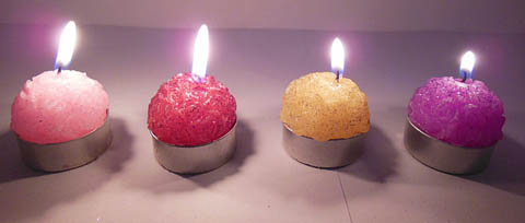 20Boxes X 3Pcs Craft Rose Tea Light Candle Mixed - Click Image to Close