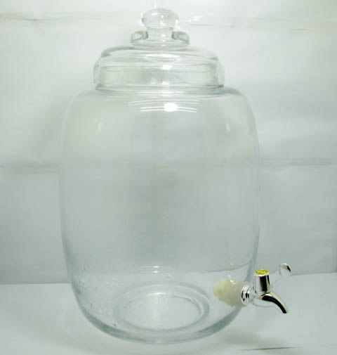 1X Apothecary Drink Beverages Dispenser Jar with Tap 40cm High - Click Image to Close