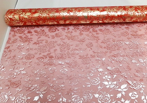 4x1Roll Red Rose Organza Ribbon 49cm Wide for Craft - Click Image to Close