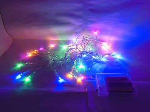 5Pcs x 5M 40Led Light Fairy Light Wedding String Mixed Color - Click Image to Close