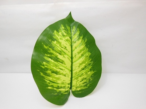 20X Artifial Fake Lifelike Greeny Leave 19x14cm - Click Image to Close