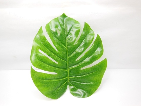20X Artifial Fake Lifelike Greeny Leave 21x17cm - Click Image to Close