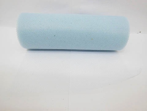 4Roll X 25Yds Tulle Roll Spool 15cm Wedding Gift Bow - Blue - Click Image to Close
