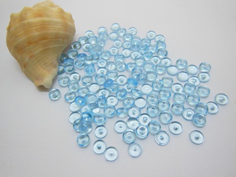 5200Pcs Light Blue Semi Bead Confetti Table Scatter Wedding Favo - Click Image to Close
