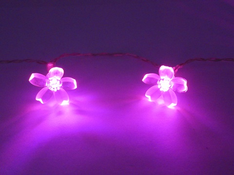 12Strings X 2.7M 20Led Pink Light Fairy Light Wedding Flower - Click Image to Close