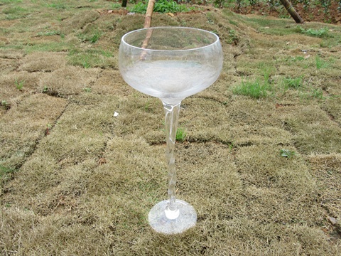 1X Wine Glass Vase Centerpiece 50cm High Wedding Favor - Click Image to Close