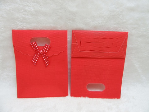 12Pcs New Red Gift Bag for Wedding 16.3x12.3cm - Click Image to Close
