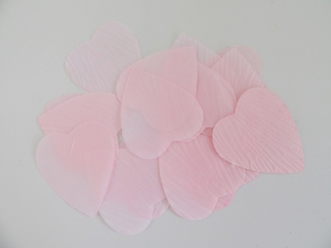 1000X Heart Shape Petals Wedding Party Decoration - Pink - Click Image to Close
