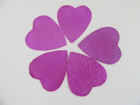 1000X Heart Shape Petals Wedding Party Decoration - Purple - Click Image to Close