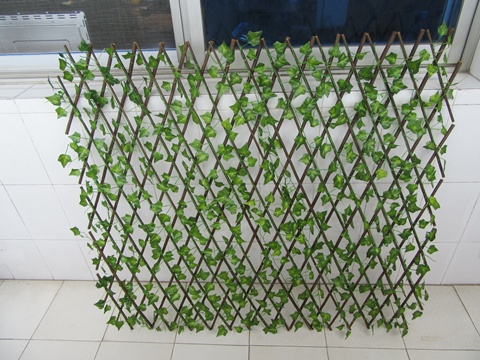 1X New Artificial Plant Fence Panel Screen - Click Image to Close