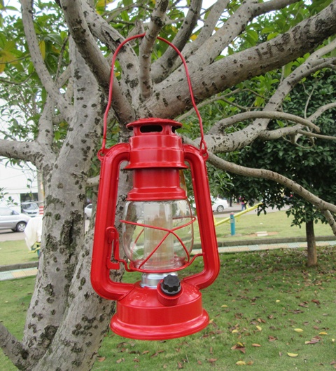 4Pcs Light Up Outdoor Camping Lantern Lamp Torch 12Led Red - Click Image to Close