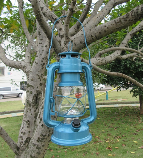 4Pcs Lotus Light Outdoor Camping Lantern Lamp Torch 12Led Blue - Click Image to Close