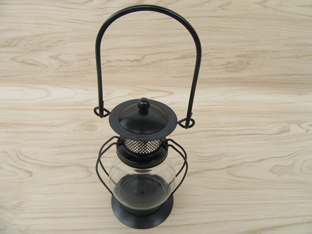 4X Metal Mini Black Hanging Candle Holders - Click Image to Close