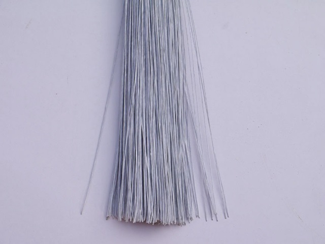 350Pcs White Covered Florist Wire for Floristry/Crafts 24# - Click Image to Close
