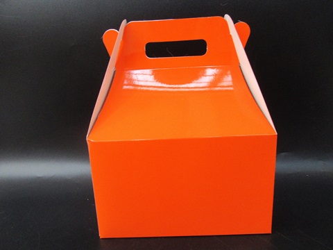 15Pcs Orange Paper Cake Gift Bomboniere Boxes Wedding Favour - Click Image to Close