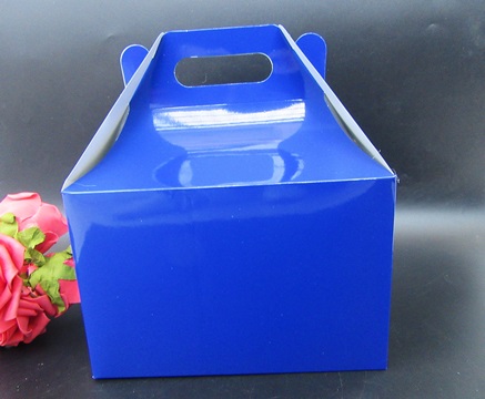 15Pcs Blue Paper Cake Gift Bomboniere Boxes Wedding Favour - Click Image to Close