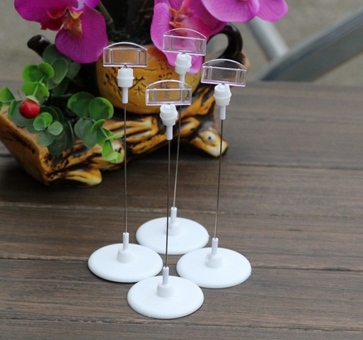 50Pcs Table Number Picture Name Seat Card Holder Wedding Party - Click Image to Close