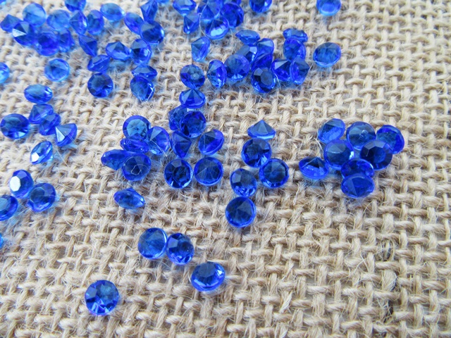 4Pkts x 850Pcs Blue Confetti Table Scatter Wedding Favor 4mm - Click Image to Close