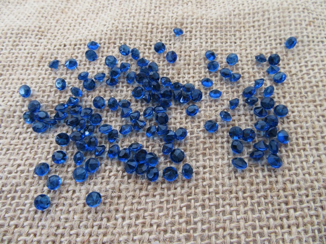 3Pkts x 100Pcs Blue Confetti Table Scatter Wedding Favor 5mm - Click Image to Close