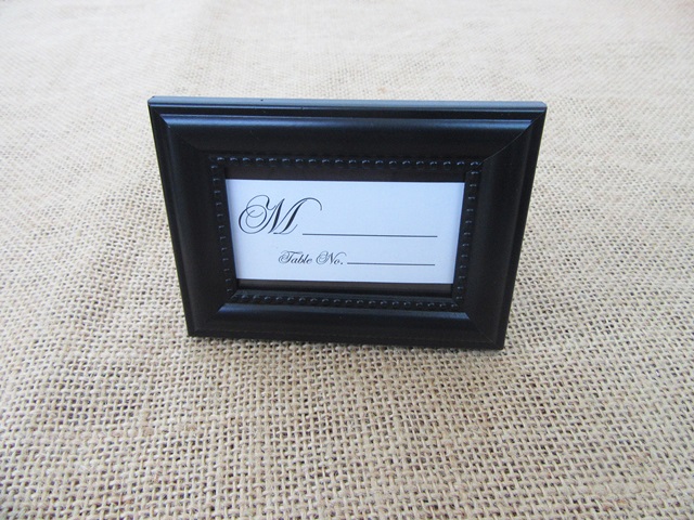 12X Black Picture Photo Frame Place Holder Wedding Favor 2"x3" - Click Image to Close
