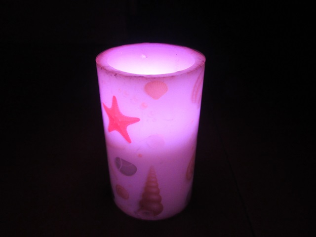 3Pcs Star Shell Flameless LED Candle Set Electronic Candle - Click Image to Close