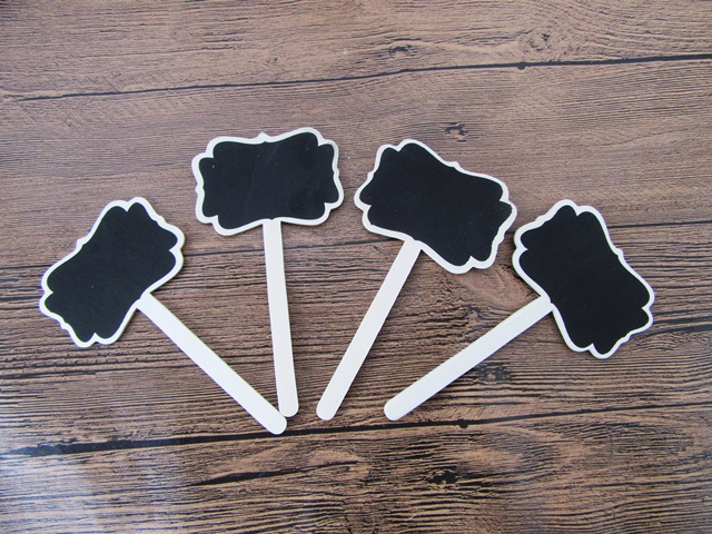 24Packets X 4Pcs Mini Blackboard Display Sign Wedding Party Favo - Click Image to Close